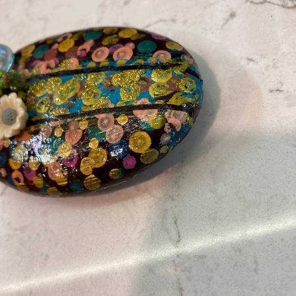 Artisan Colorful Painted Rock - - Picture 3 of 6